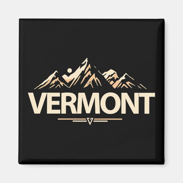 Vermont United States of America Magnet (Framsidan)