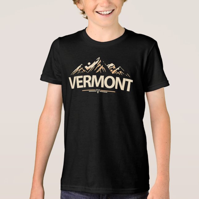 Vermont United States of America T Shirt (Framsida)