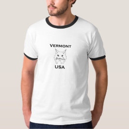 Vermont USA djurliv - Bobcatansikte T Shirt