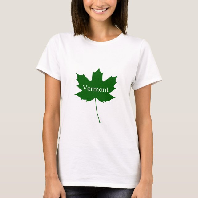 Vermont USA Logotyp (sockerkulör) T-shirt (Framsida)