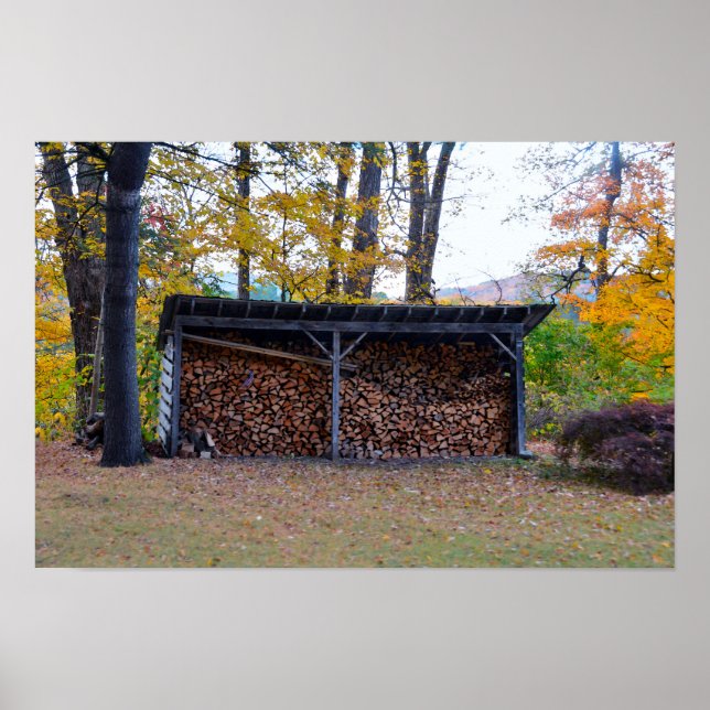 Vermont vedbod poster (Framsidan)