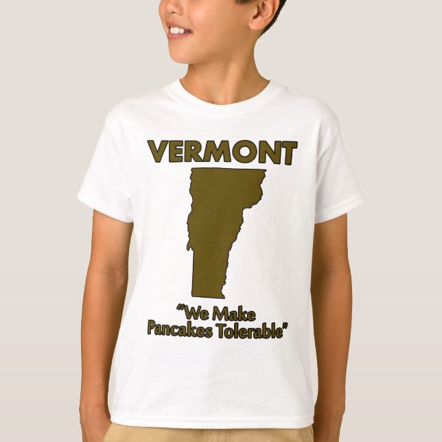 Vermont - Vi gör pannkakor uthärdliga Tee (Framsida)
