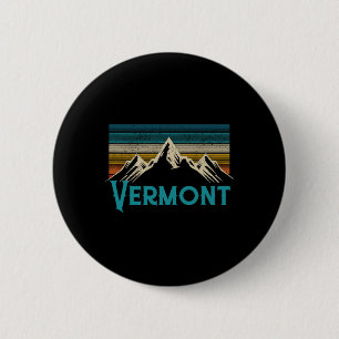 Vermont Vintage Mountains Retro Hiking Souvenir Gi Knapp