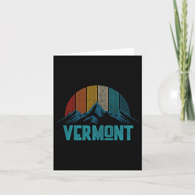 Vermont Vintage Souvenir Kort (Framsida)