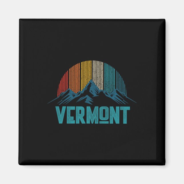 Vermont Vintage Souvenir Magnet (Framsidan)