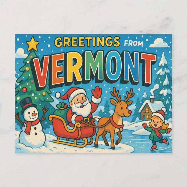 VERMONT Vykort (Framsida)