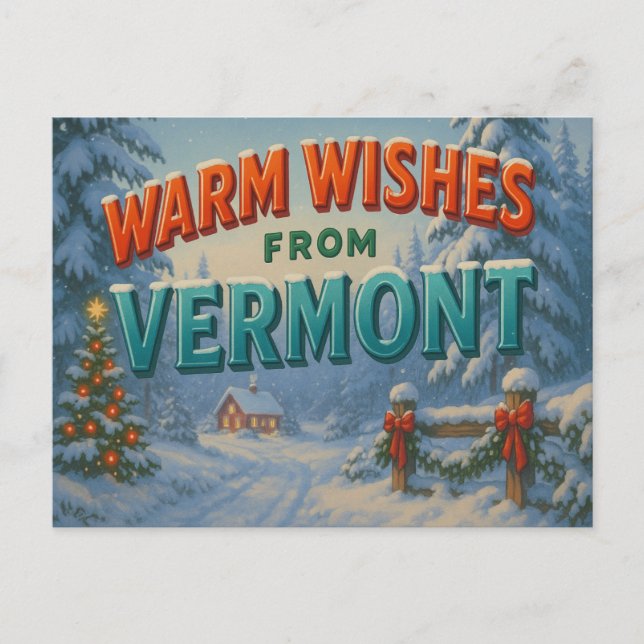 VERMONT Vykort (Framsida)