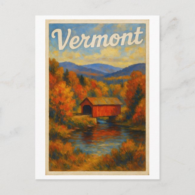 Vermont vykort (Framsida)