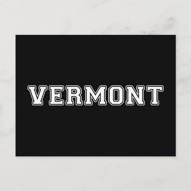 Vermont Vykort (Framsida)
