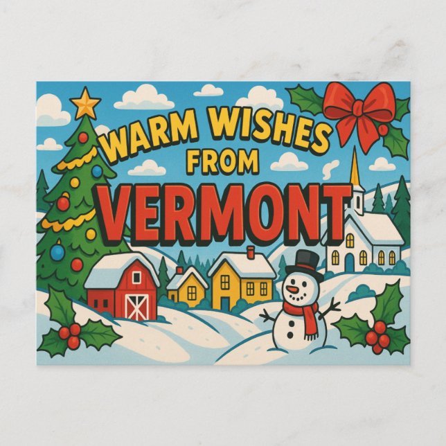 VERMONT Vykort (Framsida)