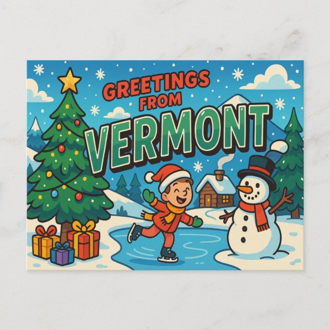 VERMONT-vykort Vykort (Framsida)