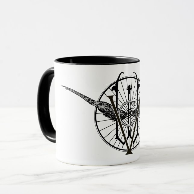 Vermont Wheel-Klubben Logotyp Mugg (Framsida vänster)