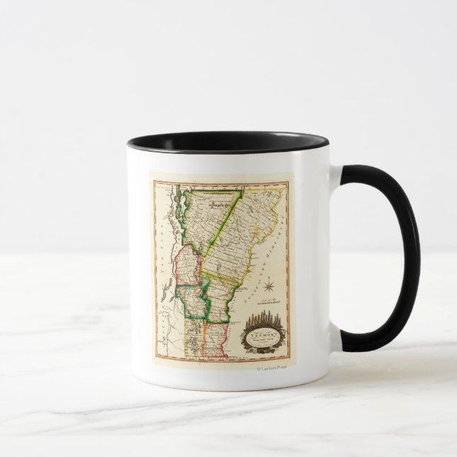 VermontPanoramic MapVermont 2 Mugg (Höger)