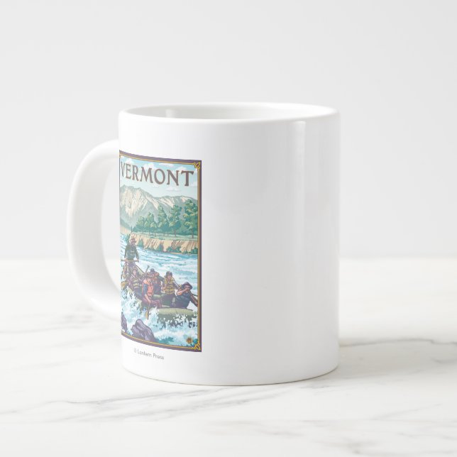 VermontRiver Rawing Scene Jumbo Mugg (Framsida vänster)