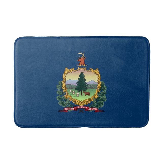 Vermonts delstatsflagga badrumsmatta (Framsidan)