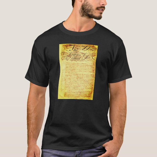 Vermonts konstitution (1777) t shirt (Framsida)