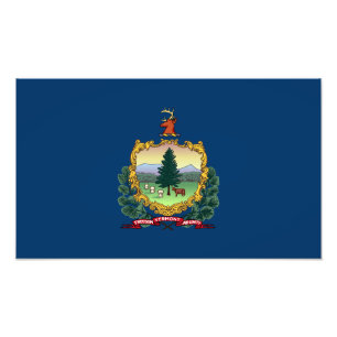 Vermonts statsflagga fototryck