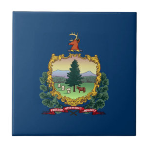 Vermonts statsflagga kakelplatta