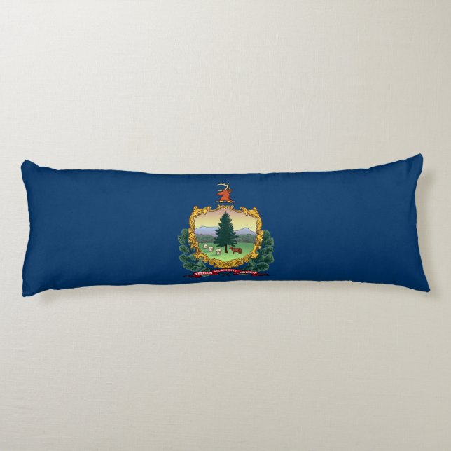 Vermonts statsflagga kroppskudde (Baksidan)