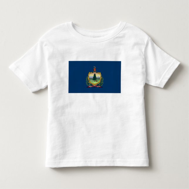 Vermonts statsflagga t shirt (Framsida)