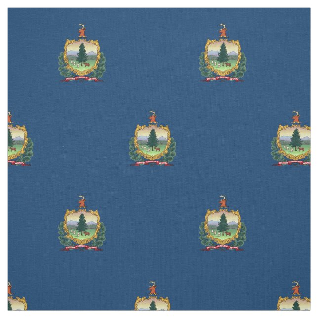 Vermonts statsflagga tyg (Provkarta)