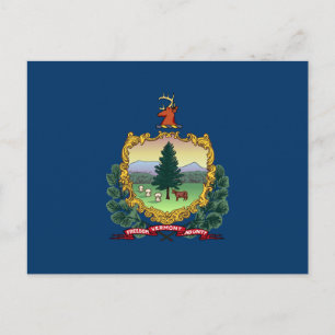 Vermonts statsflagga vykort