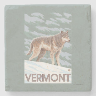 VermontWolf plats Underlägg Sten