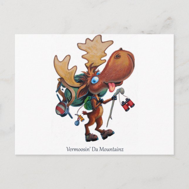 Vermoosin'Da Mountainz Vykort (Framsida)