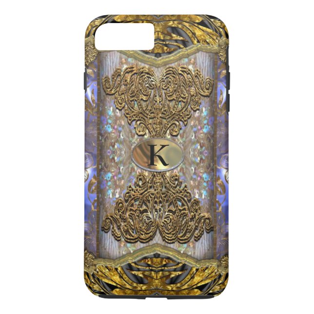 Vermothe Elegant Victorian Monogram Case-Mate iPhone Skal (Baksida)