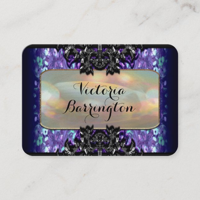 Vermothe Vine 2,5-tums Pearl-Professionell Visitkort (Framsida)