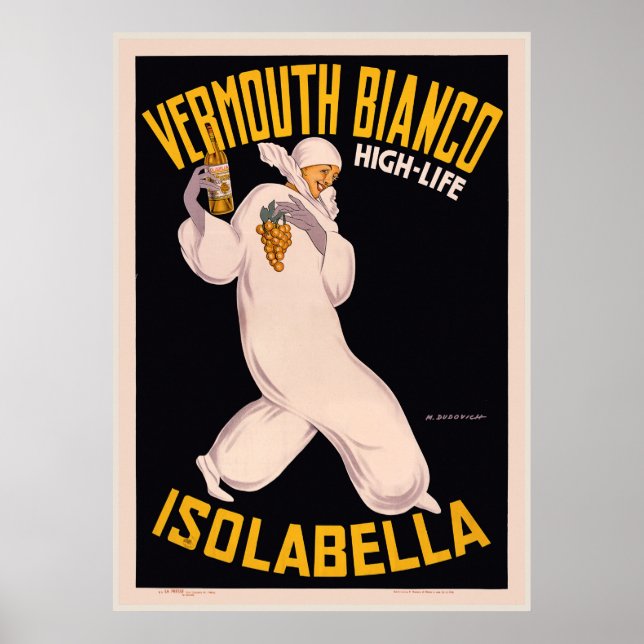 Vermouth Bianco, high-life, Isolabella Poster (Framsidan)