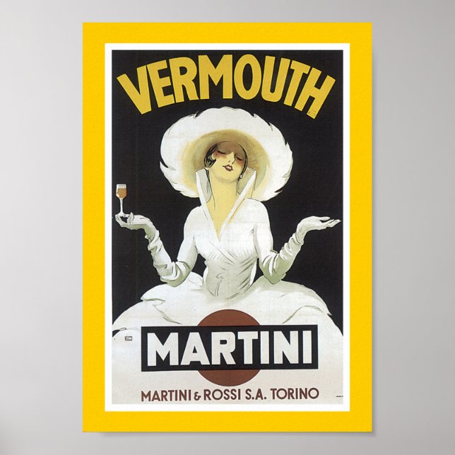 Vermouth Martini Poster (Framsidan)