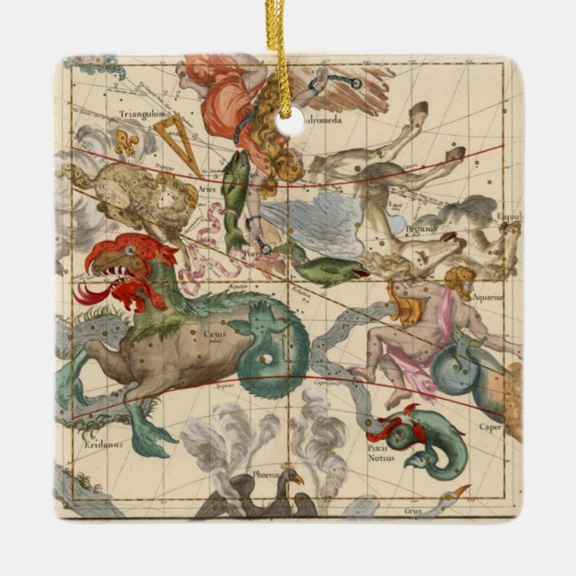 Vernal dagjämning julgransprydnad keramik (Framsida)