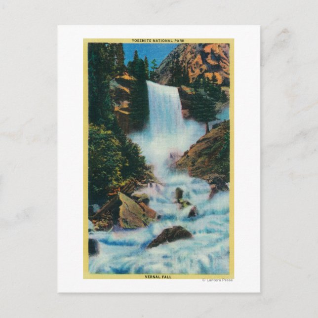 Vernal Falls at YosemiteYosemite, CA Vykort (Framsida)