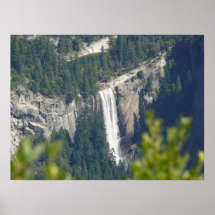 Vernal Falls från Glacier Point, CA Poster