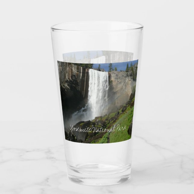 Vernal Falls I i Yosemite National Park Glaskopp (Framsida)
