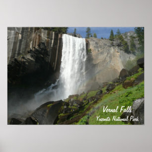 Vernal Falls I i Yosemite National Park Poster