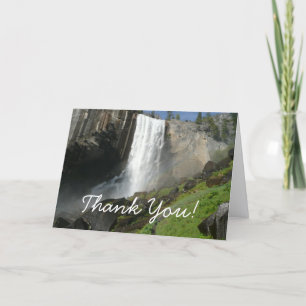 Vernal Falls I i Yosemite National Park Tack Kort