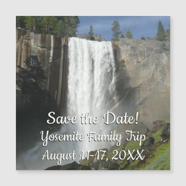 Vernal Falls I i Yosemite nationalpark (Framsida)