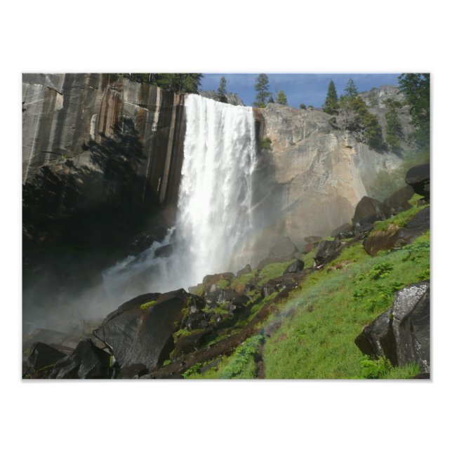 Vernal Falls I i Yosemite nationalpark Fototryck (Framsidan)