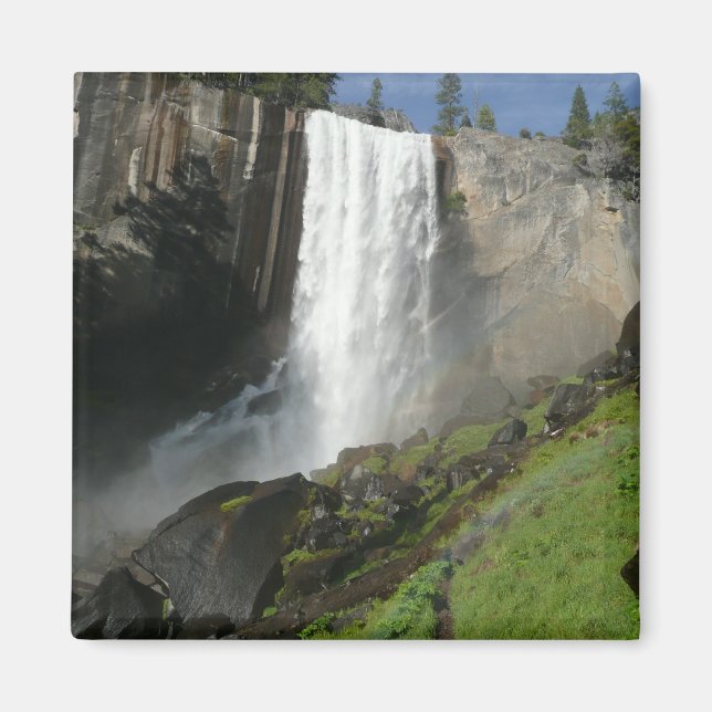 Vernal Falls I i Yosemite nationalpark Magnet (Framsidan)