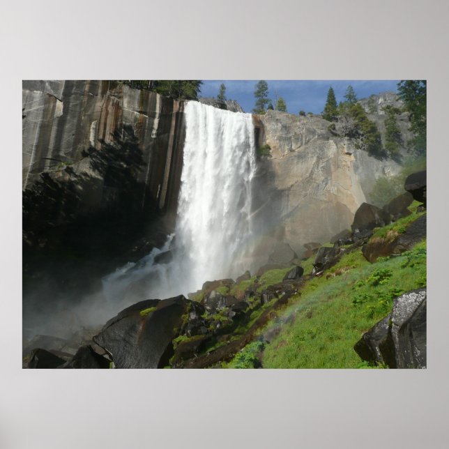 Vernal Falls I i Yosemite nationalpark Poster (Framsidan)