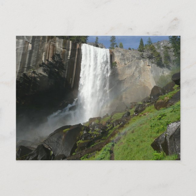 Vernal Falls I i Yosemite nationalpark Vykort (Framsida)