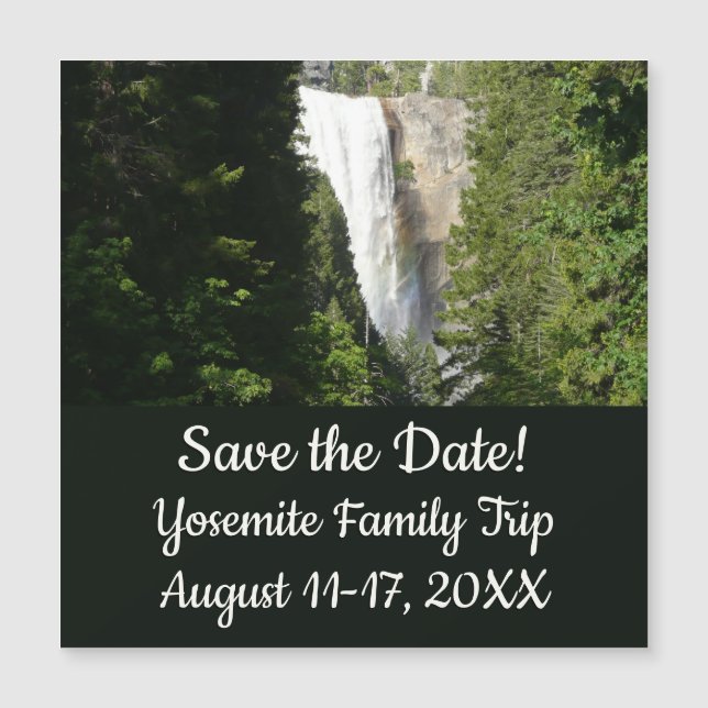 Vernal Falls II i Yosemite nationalpark (Framsida)