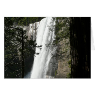 Vernal Falls III i Yosemite National Park Hälsningskort