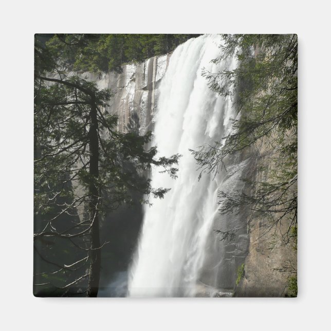 Vernal Falls III i Yosemite nationalpark Magnet (Framsidan)