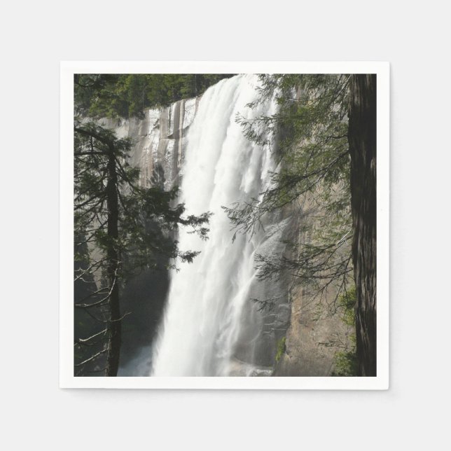 Vernal Falls III i Yosemite nationalpark Pappersservett (Framsidan)