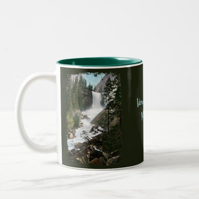 Vernal Falls målad kaffe Mugg (Vänster)