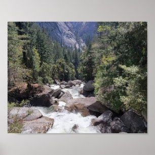 Vernal Falls nedströms Poster