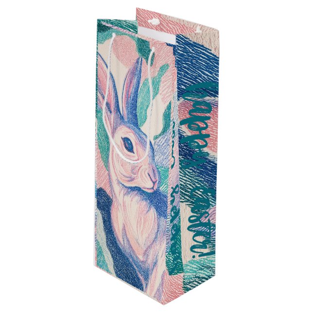 VERNAL Illustrated Easter Treat Gift Bag (Framsidan Vinklad)